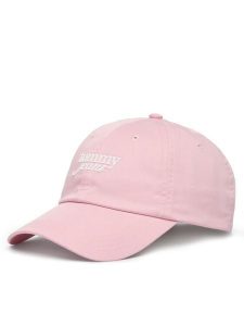 Tommy Hilfiger Czapka z daszkiem Scri AW0AW18358 Różowy. Czerwone czapki TOMMY HILFIGER, bez wzorów, z bawełny. Za 129,99 zł.