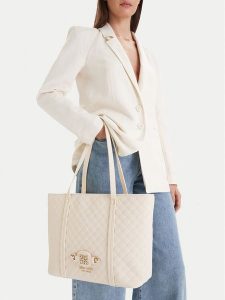 Nine West Torebka EO-Merla-LDA8446 Écru. Shopper bag Nine West, bez wzorów, z materiału, bez dodatków. Za 329,99 zł.