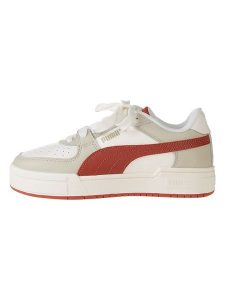 Puma Skórzane sneakersy "Ca Pro Classi" w kolorze beżowo-czerwonym rozmiar: 46. Brązowe trampki Puma, bez wzorów, z materiału, bez zapięcia. Za 168,46 zł.