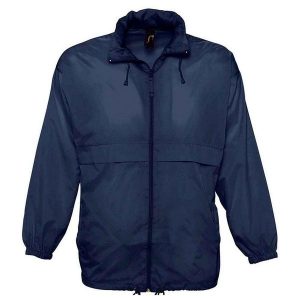 Wiatrówka Unisex Surf Dla Dorosłych. Niebieskie kurtki SOL'S, m, bez wzorów, bez kaptura. Za 79,99 zł.