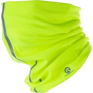 Multifunkcjonalny i bezszwowy komin sportowy Rogelli SCARF. Żółte szaliki Rogelli, bez wzorów. W wyprzedaży za 25,00 zł.