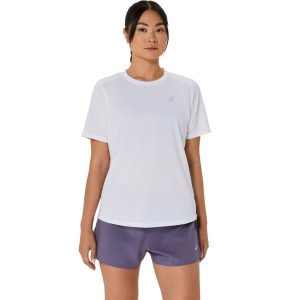 Koszulka damska Asics Core. Białe bluzki ASICS, bez wzorów, bez ramiączek. Za 163,00 zł.