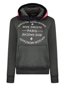 Maison Montaigne Bluza "Fricemai" w kolorze antracytowym rozmiar: XL. Czarne bluzy Maison Montaigne, xl, bez wzorów, z kapturem. Za 148,61 zł.