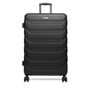 Walizka duża GINO ROSSI. Czarne walizki Gino Rossi, bez wzorów, duże. Za 299,99 zł.