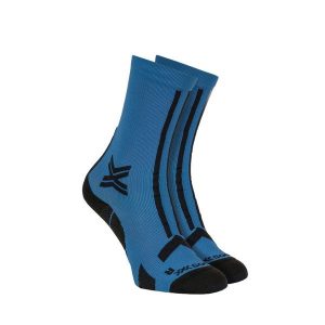 Skarpety X-Socks Trailrun Discover Crew Blue Black. Czarne skarpetki X-Socks, bez wzorów. Za 72,00 zł.