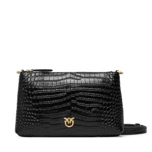 Torebka PINKO. Czarne torebki klasyczne Pinko, bez wzorów, bez dodatków. Za 619,99 zł.