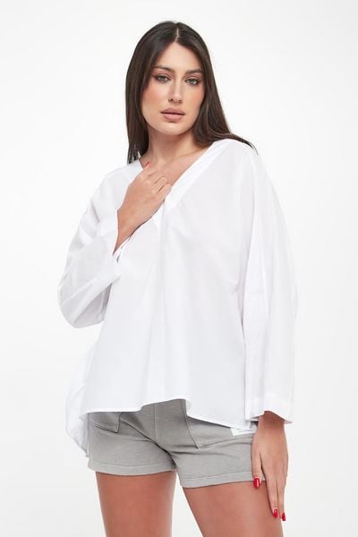 Koszula damska Pia ECOALF. Koszule Ecoalf, l, bez wzorów, bez kołnierzyka, bez ramiączek. Za 489,00 zł.