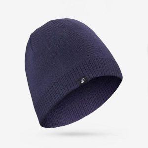 Czapka narciarska dla dorosłych Wedze Simple 100. Fioletowe czapki WED'ZE, bez wzorów, z dzianiny, sportowe. Za 29,99 zł.