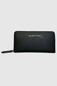 VALENTINO Czarny portfel Arcadia Zip Around Wallet. Czarne portfele Valentino by Mario Valentino, bez wzorów. W wyprzedaży za 198,99 zł.