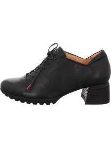 Think! Skórzane czółenka w kolorze czarnym rozmiar: 42,5. Czarne czółenka Think, bez wzorów, bez obcasa, bez zapięcia. Za 356,45 zł.