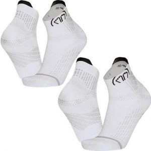 Skarpety do biegania dla doroslych Sidas Run Anatomic Ankle zestaw 2 par. Białe skarpetki SIDAS, bez wzorów, z elastanu. Za 149,00 zł.