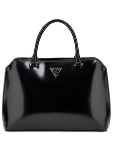 Guess Torebka w kolorze czarnym - 30 x 14 x 8 cm rozmiar: onesize. Czarne torebki klasyczne Guess, z aplikacjami, z lakierowanej skóry, przez ramię, lakierowane, bez dodatków. Za 462,29 zł.