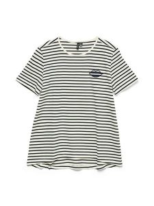 Vero Moda Koszulka w kolorze kremowym rozmiar: M. Brązowe bluzki Vero Moda, m, bez wzorów, z bawełny, bez kołnierzyka, bez ramiączek. Za 70,24 zł.