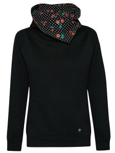 Pussy Deluxe Bluza w kolorze czarnym rozmiar: S. Czarne bluzy Pussy Deluxe, s, bez wzorów, z bawełny, z kapturem. Za 61,46 zł.
