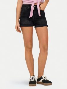 ONLY Szorty jeansowe Josephine 15321381 Czarny Regular Fit. Czarne szorty ONLY, bez wzorów, z jeansu. Za 139,99 zł.