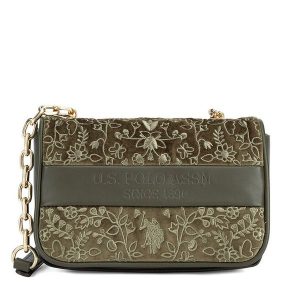 Torebka U.S. Polo Assn. Zielone listonoszki U.S. Polo Assn., bez wzorów, bez dodatków. Za 269,99 zł.