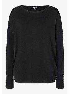 More & More Sweter w kolorze czarnym rozmiar: 44. Czarne długie swetry More & More, bez kołnierzyka. Za 87,81 zł.