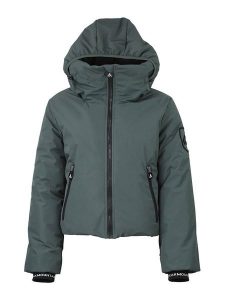 Peak Mountain Kurtka narciarska "Ally" w kolorze zielonym rozmiar: L. Zielone kurtki sportowe Peak Mountain, l, bez wzorów, bez kaptura, narciarskie. Za 511,45 zł.