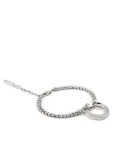 Calvin Klein Bransoletka 35000336 Srebrny. Szare bransoletki Calvin Klein, metalowe. Za 259,99 zł.