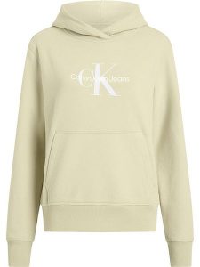 Calvin Klein Bluza w kolorze limonkowym rozmiar: XS. Zielone bluzy Calvin Klein, xs, bez wzorów, z bawełny, z kapturem. Za 301,95 zł.