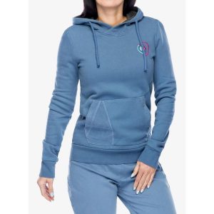 Bluza z kapturem damska E9 Sula. Niebieskie bluzy E9, m, bez wzorów, z kapturem. Za 335,99 zł.