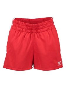 Adidas Szorty "3 Stripes" w kolorze czerwonym rozmiar: 32. Czerwone szorty ADIDAS, bez wzorów. Za 48,28 zł.