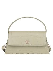 Bellicci Skórzana torebka "Vicky" w kolorze zielonym - 22 x 11 x 6 cm rozmiar: onesize. Zielone torebki klasyczne Bellicci, bez wzorów, z materiału, przez ramię, bez dodatków. Za 165,99 zł.