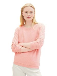 Tom Tailor Bluza w kolorze jasnoróżowym rozmiar: S. Różowe bluzy Tom Tailor, s, bez wzorów, z bawełny, bez kaptura. Za 61,46 zł.