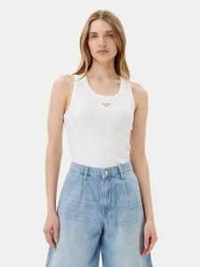 JOOP! Jeans Top 30046103 Biały Slim Fit. Białe topy Joop! Jeans, xxs, bez wzorów, z bawełny, bez kołnierzyka, bez ramiączek. Za 119,99 zł.