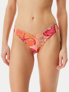Guess Dół od bikini E5GO16 KCR12 Pomarańczowy. Brązowe bikini Guess, z aplikacjami, z syntetyku. Za 119,99 zł.
