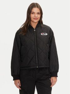 Fila Kurtka bomber Lunde FAW0896 Czarny Loose Fit. Czarne kurtki Fila, xs, bez wzorów, z syntetyku, bez kaptura. Za 319,99 zł.