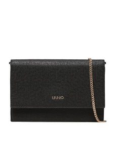 Liu Jo Torebka Xs Crossbody AXX018 E0087 Czarny. Czarne torebki klasyczne Liu Jo, bez wzorów, ze skóry, bez dodatków. Za 269,99 zł.
