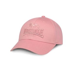 Czapka z daszkiem Lonsdale Salford. Czerwone czapki Lonsdale, bez wzorów, sportowe. Za 148,50 zł.