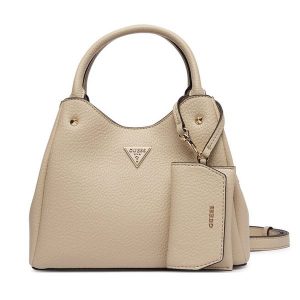 Torebka Guess. Brązowe kuferki Guess, z aplikacjami, bez dodatków. Za 584,99 zł.