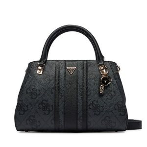 Torebka Guess. Szare kuferki Guess, z aplikacjami, bez dodatków. Za 649,99 zł.