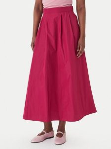 Marella Spódnica trapezowa Eburnea 2615101032 Różowy Regular Fit. Czerwone spódnice Marella, bez wzorów, z syntetyku. Za 439,99 zł.