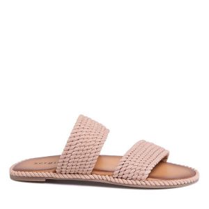 Klapki Sergio Bardi. Brązowe klapki Sergio Bardi, bez wzorów, bez obcasa. Za 99,99 zł.