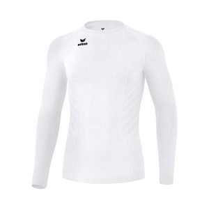 Biała koszulka młodzieżowa Erima Athletic z długim rękawem. Biała koszule nocne Erima, bez wzorów, z materiału, bez ramiączek. Za 261,99 zł.