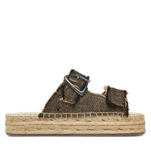 Espadryle EMU Australia. Czarne espadryle EMU Australia, bez wzorów, bez obcasa. Za 359,99 zł.