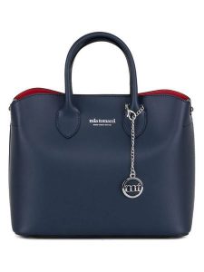 Mia Tomazzi Skórzana torebka "Aspromonte" w kolorze granatowym - 32 x 26 x 16 cm rozmiar: onesize. Niebieskie torebki klasyczne Mia Tomazzi, bez wzorów, z materiału, przez ramię, bez dodatków. Za 347,99 zł.