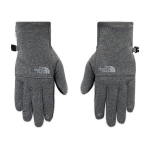 Rękawiczki Damskie The North Face. Szare rękawiczki The North Face, bez wzorów. Za 119,99 zł.