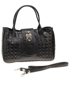 Florence Bags Skórzana torebka "Cursa" w kolorze czarnym - 26 x 17 x 12 cm rozmiar: onesize. Czarne torebki klasyczne Florence Bags, bez wzorów, z materiału, przez ramię, bez dodatków. Za 206,45 zł.