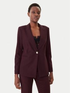 Maryley Marynarka 25IB187/M06/43BU Bordowy Regular Fit. Czerwone marynarki i żakiety Maryley, m, bez wzorów, z syntetyku. Za 409,99 zł.