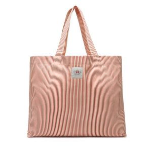 Torebka DeeZee. Czerwone shopper bag DeeZee, bez wzorów, bez dodatków. Za 79,99 zł.