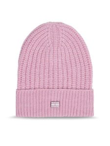 Tommy Jeans Czapka Tjw Cosy Knit Beanie AW0AW15462 Różowy. Czerwone czapki Tommy Jeans, bez wzorów, z jeansu. Za 129,99 zł.