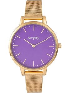 Simplify Zegarek kwarcowy "the 5800" w kolorze złoto-fioletowym rozmiar: onesize. Fioletowe, analogowe zegarki Simplify. Za 130,99 zł.