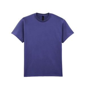 Ultra Bawełniana Koszulka Unisex Dla Dorosłych. Niebieskie bluzki GILDAN, s, bez wzorów, z bawełny, sportowe, bez kołnierzyka, bez ramiączek. Za 46,99 zł.