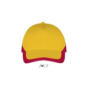 Czapka Sol's Booster. Czerwone czapki SOL'S, bez wzorów. Za 24,50 zł.
