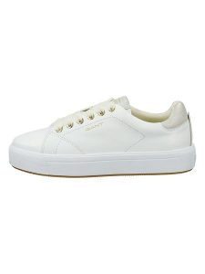 GANT Footwear Skórzane sneakersy "Avino" w kolorze białym rozmiar: 36. Białe trampki GANT Footwear, bez wzorów, bez zapięcia. Za 343,73 zł.