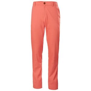 Damskie spodnie o regularnym kroju Helly Hansen Dock chinos. Czerwone spodnie dresowe Helly Hansen, bez wzorów. Za 468,00 zł.